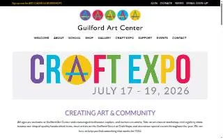 Guilford Art Center website
