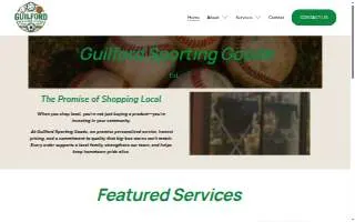 Guilford Sporting Goods website