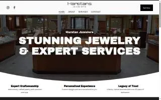Harstans Jewelers website
