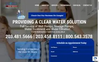 Rhodes Pump Service website
