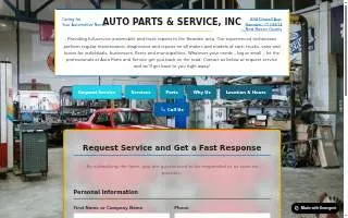 Auto Parts and Service, Inc. website