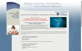 Chiropractic Health Care Center of Hamden, LLC website