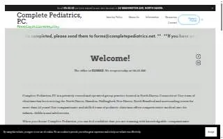 Complete Pediatrics, P.C. of Hamden website
