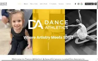 Dance Athletics website