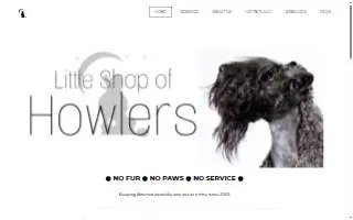 Little Shop of Howlers website