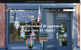 The Fat Robin Wild Bird and Nature Shop website