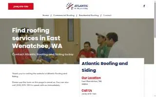 Atlantic Roofing and Siding LLC of Hartford website