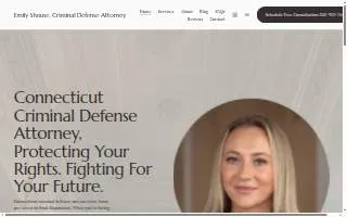 Emily Shouse, Criminal Defense Attorney website