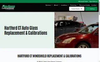 Payless Auto Glass of Hartford website