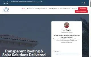 RRCA - Roofing & Reconstruction Contractors of America -CT website
