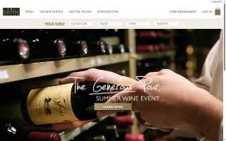The Capital Grille of Hartford website