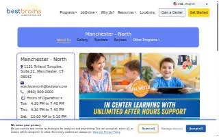 Best Brains Learning Center - Manchester North website
