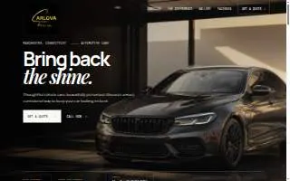 Carlova Auto Spa website