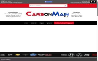 Cars on Main website