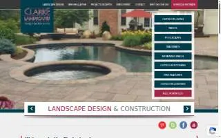 Clarke Landscapes LLC website