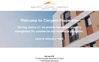 Conyers Properties website