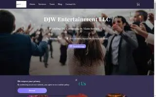DJW Entertainment LLC website