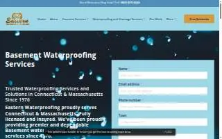 Eastern Waterproofing Co Inc of Manchester website