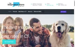 The Insurance Store of CT website