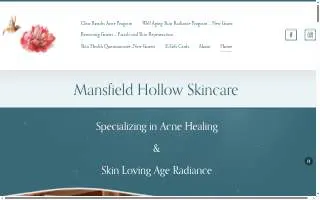 Mansfield Hollow Skincare, LLC website