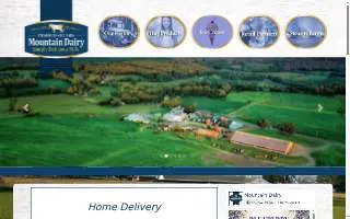 Mountain Dairy Creamery of Mansfield website