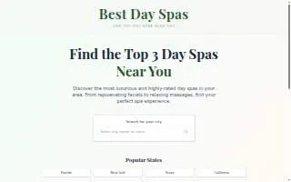 Spa Day of Manchester website