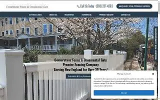 Cornerstone Fence of Connecticut website