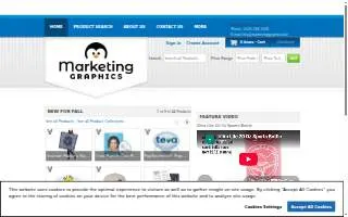 Marketing Graphics website