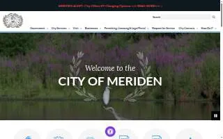 Meriden City Clerk's Office website
