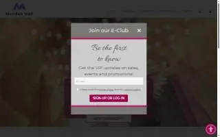Meriden Mall website