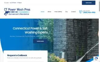 CT Power Wash Pros website