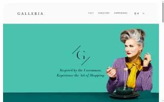 Galleria Design Center website