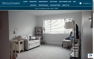Heritage Commons Retirement Community website