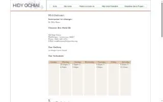 Hidy Ochiai Washin-Ryu Karate Middletown website