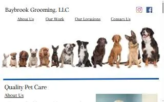 Baybrook Grooming, LLC website