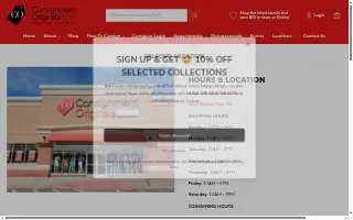 Consignment Originals of Milford website