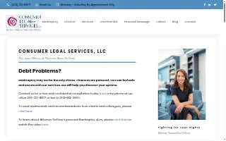 Consumer Legal Services LLC of Milford website