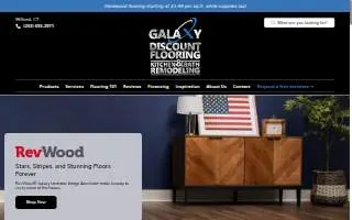 Galaxy Discount Flooring Center website