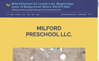 Milford Preschool LLC website