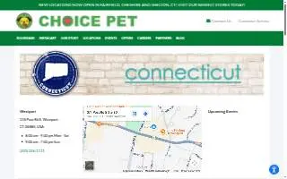 Choice Pet - Monroe website