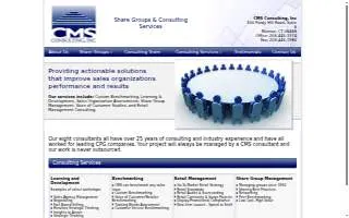 CMS Consulting Inc website