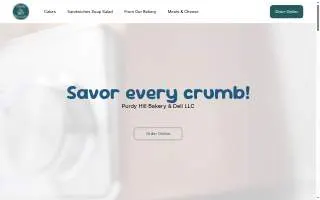 Purdy Hill Bakery & Deli LLC of Monroe website