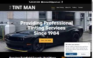 The Tint Man website