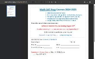 College Math Prep LLC website