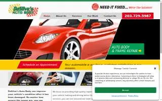 DaSilva's Auto Body website