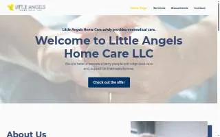 Little Angels home care website