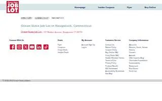 Ocean State Job Lot of Naugatuck website