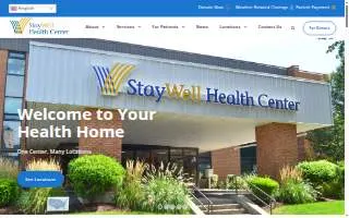 StayWell Health Center of Naugatuck website