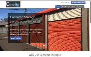 Coccomo Storage website