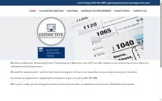 Distinctive Computer Solutions website